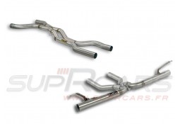 Ligne d'échappement Cat-Back SUPERSPRINT Racing pour Porsche Cayenne 955 4,5 V8 S 340Ch (2003-2006)(Bruyant)