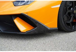 Spoiler Avant Latéral Carbone Forged NOVITEC Lamborghini Huracan Performante