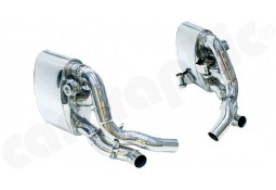 Silencieux d'échappement sport latéraux inox CARGRAHIC à valves pour Porsche 997.2 (2008-2012)