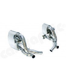 Silencieux d'échappement sport latéraux inox CARGRAHIC à valves pour Porsche 997.2 (2008-2012)