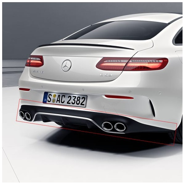 Diffuseur + Embouts échappements E53 AMG pour Mercedes Classe E Coupé / Cabriolet (A/C238) Pack AMG 