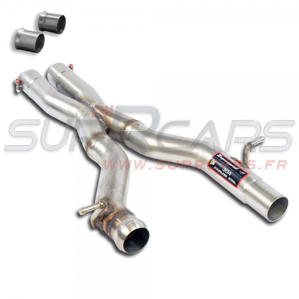 Echappement SUPERSPRINT Mercedes C63 AMG W204 (2007+) -X pipe