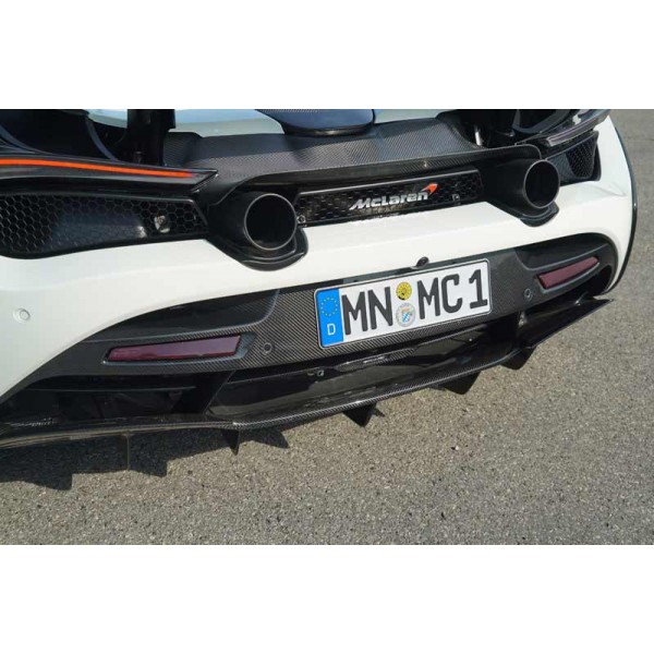 Recouvrement pare-chocs Arrière Carbone NOVITEC McLaren 720S