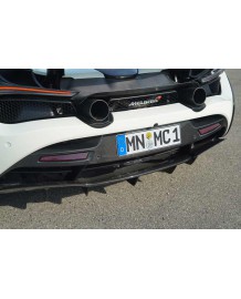 Recouvrement pare-chocs Arrière Carbone NOVITEC McLaren 720S