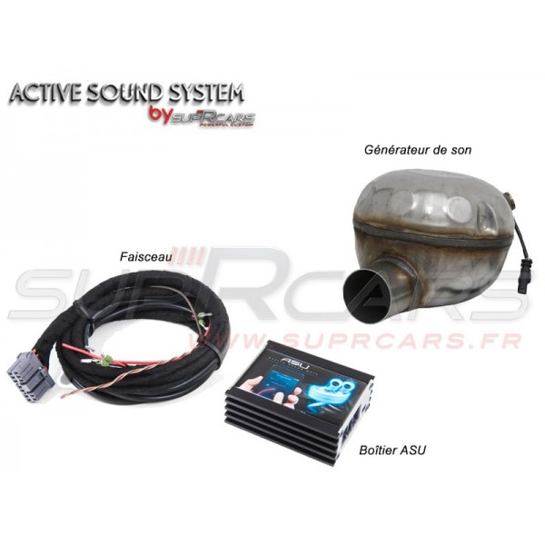 Active Sound System AUDI A4 2,0 3,0 TDI B9/8W by SupRcars® (2016+)