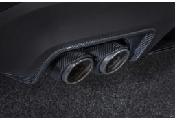 Echappement BRABUS Mercedes GLC63 SUV (X253) (2017+) Silencieux à valves + Extensions deDiffuseur Carbone 