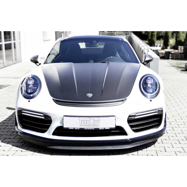 Capot avant Carbone TECHART pour Porsche 991.2 - 991.1 GT3