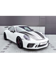 Capot Carbone partiel TECHART Porsche 991.2 +991.1 GT3 RS