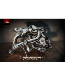Echappement Fi EXHAUST Lamborghini Aventador S LP740-4 - Ligne Complète à valves (2017+)