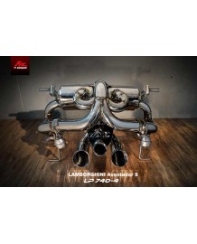 Echappement Fi EXHAUST Lamborghini Aventador S LP740-4 - Ligne Complète à valves (2017+)