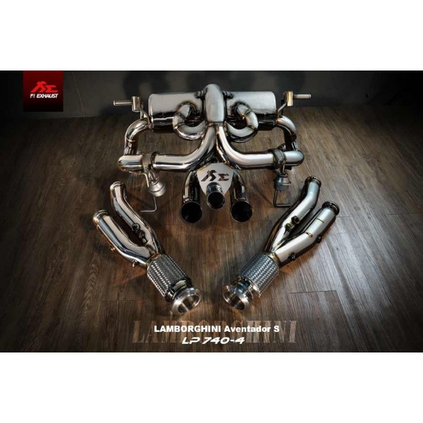 Echappement Fi EXHAUST Lamborghini Aventador S LP740-4 - Ligne Complète à valves (2017+)