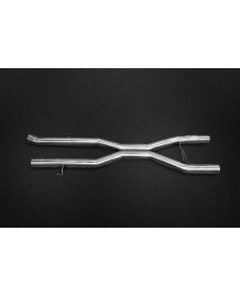 Echappement inox CAPRISTO pour Mercedes GLE 63 S AMG Coupé C292 / SUV W166-Ligne Cat-Back à valves