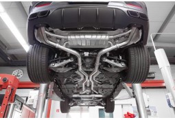 Echappement inox CAPRISTO pour Mercedes GLE 63 S AMG Coupé C292 / SUV W166-Ligne Cat-Back à valves
