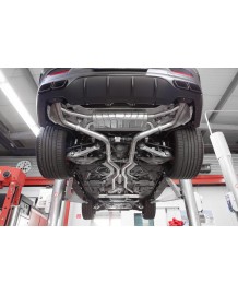 Echappement inox CAPRISTO pour Mercedes GLE 63 S AMG Coupé C292 / SUV W166-Ligne Cat-Back à valves