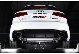 Ligne d'échappement Cat-Back MILLTEK Sport AUDI RS3 8V Sportback (2013-08/2017)(Racing)