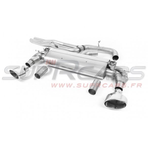 Ligne d'échappement Cat/Fap-Back MILLTEK AUDI RS3 8V Berline avec ou sans FAP (08/2017-2018)(2019+)(Racing)