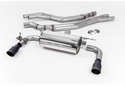 Ligne d'échappement inox Cat-Back à valves MILLTEK BMW M240i F22 (2015-2018)(Race)