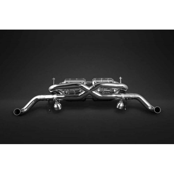 Echappement CAPRISTO Audi R8 V10 GT, PLUS & LMX (2012-2015) - Silencieux à valves (Racing)