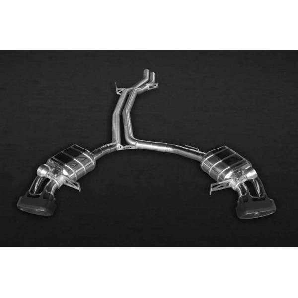 Echappement CAPRISTO Porsche Macan S / Turbo (95B) - Ligne Cat-Back à valves (04/2014+)