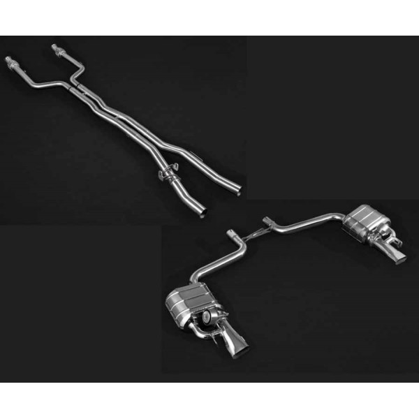 Echappement CAPRISTO Mercedes E400 / E43 AMG (W/S213 A/C238) - Ligne Cat-Back à valves (2016+)