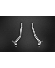 Echappement inox CAPRISTO pour Mercedes S63 AMG / S500 C217 (2014+) - Ligne Cat-Back à valves