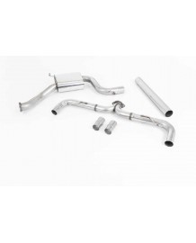 Ligne d'échappement Cat-Back MILLTEK Volkswagen Golf 7.5 GTI Performance + TCR FAP/OPF (2018+)