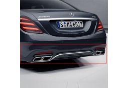 Diffuseur + Embouts échappements S65 AMG Mercedes Classe S W222 Pack AMG (07/2017-)