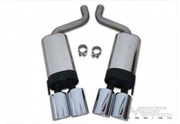 Echappement MEC DESIGN Mercedes S320CDI S350 S420CDI S450 S500 S550 S600 Sans Pack AMG (2005-2013)(W221) - Ligne Cat-Back