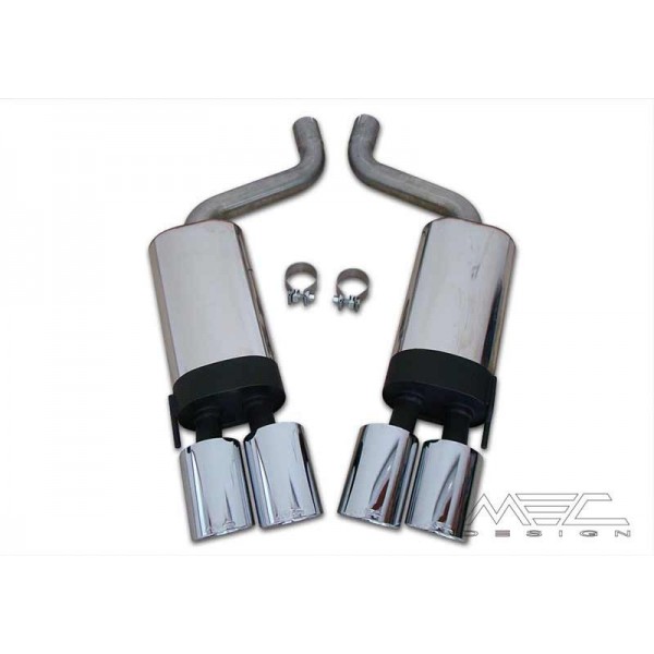 Echappement MEC DESIGN Mercedes S320CDI S350 S420CDI S450 S500 S550 S600 Sans Pack AMG (2005-2013)(W221) - Ligne Cat-Back