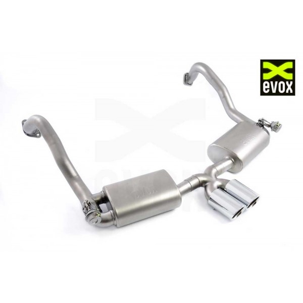 Silencieux à valves EVOX Inox Porsche Cayman / Boxster 981