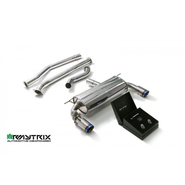 Ligne d'échappement Cat-Back inox ARMYTRIX à valves pour BMW 340i / 440i (F32/F33/F30F31) (2016-)