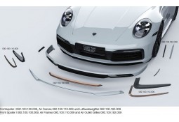 Spoiler Avant TECHART Porsche 992 Carrera / S / 4 / 4S / GTS / 4 GTS (2019+)