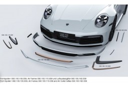 Air Frames avant TECHART Porsche 992 Carrera / S / 4 / 4S / GTS / 4 GTS (2019+)