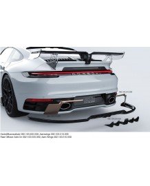 Diffuseur arrière TECHART Porsche 992 Carrera / S / 4 / 4S / GTS / 4 GTS (2019+)