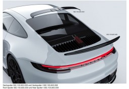 Becquet de toit TECHART Porsche 992 Carrera / S / 4 / 4S / GTS / Turbo + S (2019+)