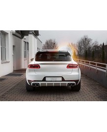 Diffuseur arrière TECHART pour Porsche Macan 2,0 / S / S Diesel / GTS / Turbo 95B (2014-2023)