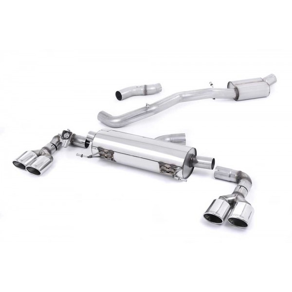 Echappement MILLTEK Audi S1 2,0 TSI Quattro (2012-2018)- Ligne Cat-Back Homologué