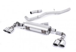 Echappement MILLTEK Audi S1 2,0 TSI Quattro (2012-2018)- Ligne Cat-Back à valves Racing