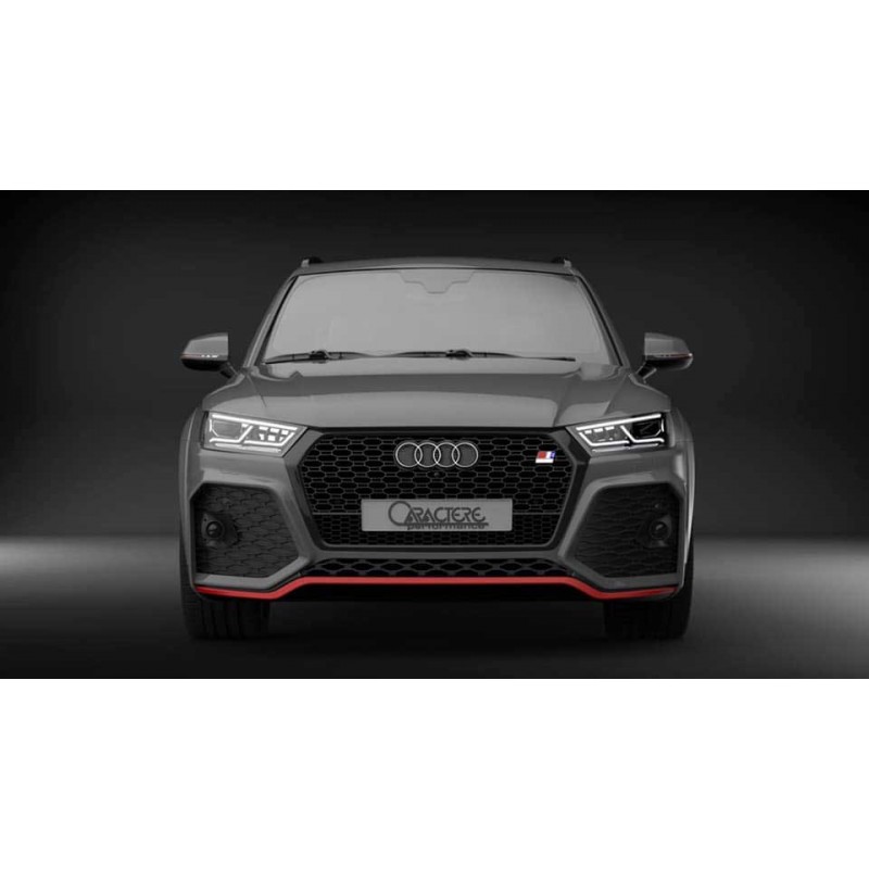 Protection Seuil De Coffre Pour Audi Q5 FY (2017-2024) - Acier Chromé, Installation Adhésive Sans Perçage - 7