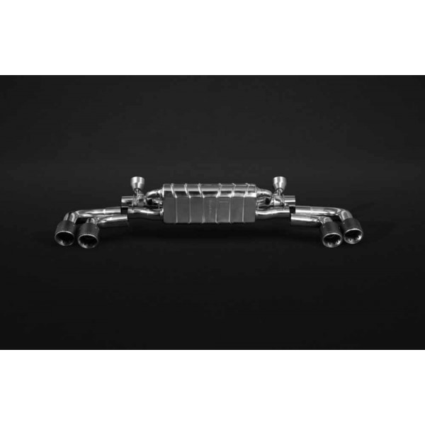 Echappement CAPRISTO pour Porsche Cayenne V6 Turbo/BiTurbo & E-Hybrid 9YA 536 E3(2018-2023)-Silencieux à valves ECE Echappement CAPRISTO pour Porsche Cayenne V6 Turbo/BiTurbo & E-Hybrid 9YA 536 E3(2018-2023)-Silencieux à valves ECE