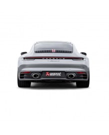 Echappement AKRAPOVIC pour PORSCHE 992 Carrera / S / 4 / 4S / GTS + Cabriolet/Targa (2019+)- Ligne à valves RACE