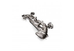 Echappement AKRAPOVIC pour PORSCHE 992 Carrera / S / 4 / 4S / GTS + Cabriolet/Targa (2019+)- Ligne à valves RACE
