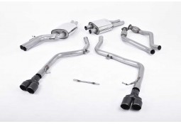 Ligne d'échappement Cat-Back MILLTEK Audi S4 & S5 B8 3,0 TFSI V6 (2009-2012)-Race 