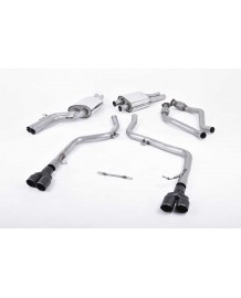 Ligne d'échappement Cat-Back MILLTEK Audi S4 & S5 B8 3,0 TFSI V6 (2009-2012)-Race 