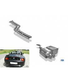 Echappement FOX Bmw Z4 2,2i 2,5i 3,0i E85 (2003-2009) -Ligne Cat-Back 