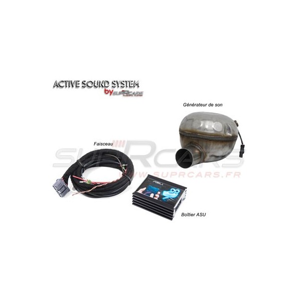 Echappement sport "Active Sound System Bluetooth SupRcars®" pour Peugeot RCZ / 508 / 3008 Diesel Echappement sport "Active Sound System Bluetooth SupRcars®" pour Peugeot RCZ / 508 / 3008 Diesel