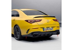 Diffuseur arrière + embouts échappements CLA35 AMG pour Mercedes CLA (C/X118) Pack AMG  (2019+)