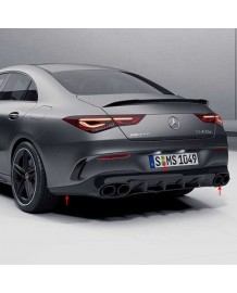 Diffuseur arrière + embouts échappements CLA45 S AMG pour Mercedes CLA (C/X118) Pack AMG (2019+)