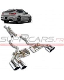 Echappement SUPERSPRINT BMW X4 M F98 / X3 M F97 + Compétition (FAP/OPF)(2019+)- Ligne FAP-Back à valves