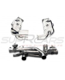 Echappement TUBI STYLE Porsche 991.2 GTS (2017-2019) - Silencieux à valves + Catalyseur sport 